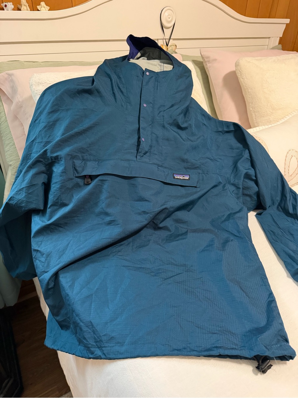Patagonia Vintage 90s Anorak Mens large with two Patagonia Hats - Picture 14 of 14